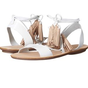 Brand New Loeffler Randall White Saffron Sandals ⭐️